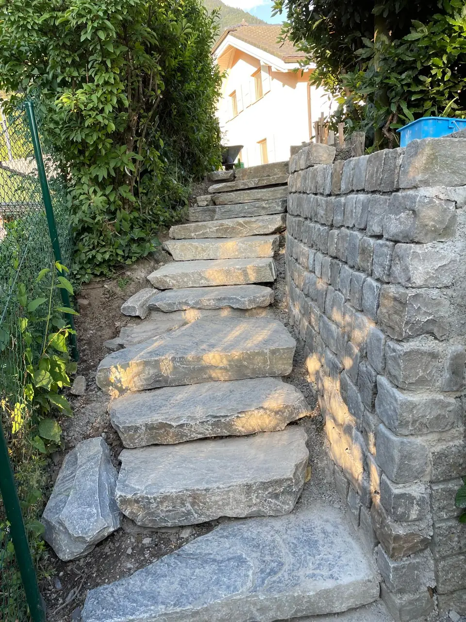 Escalier en pierre