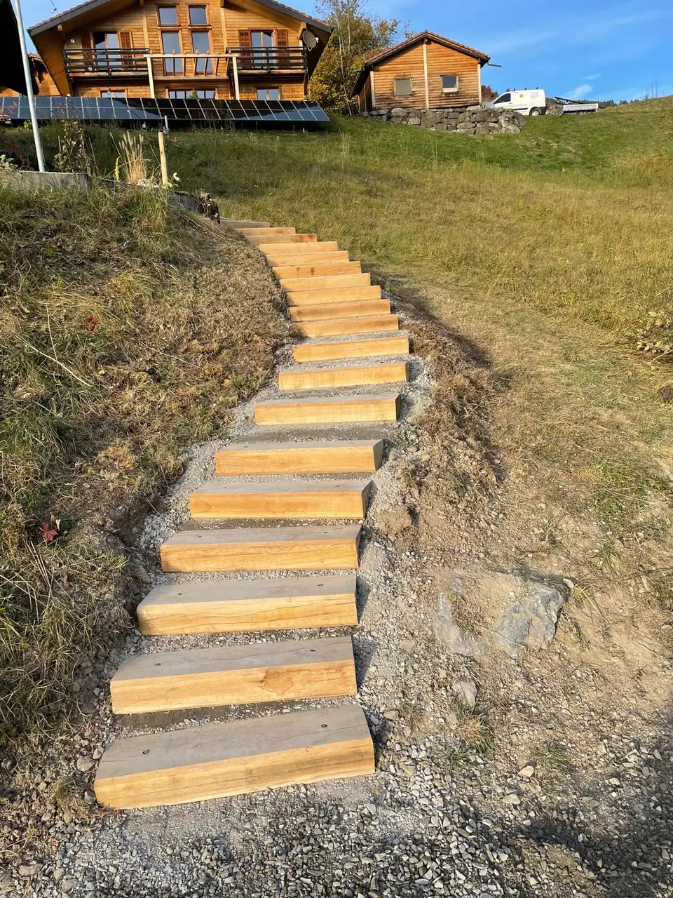 Escalier en bois