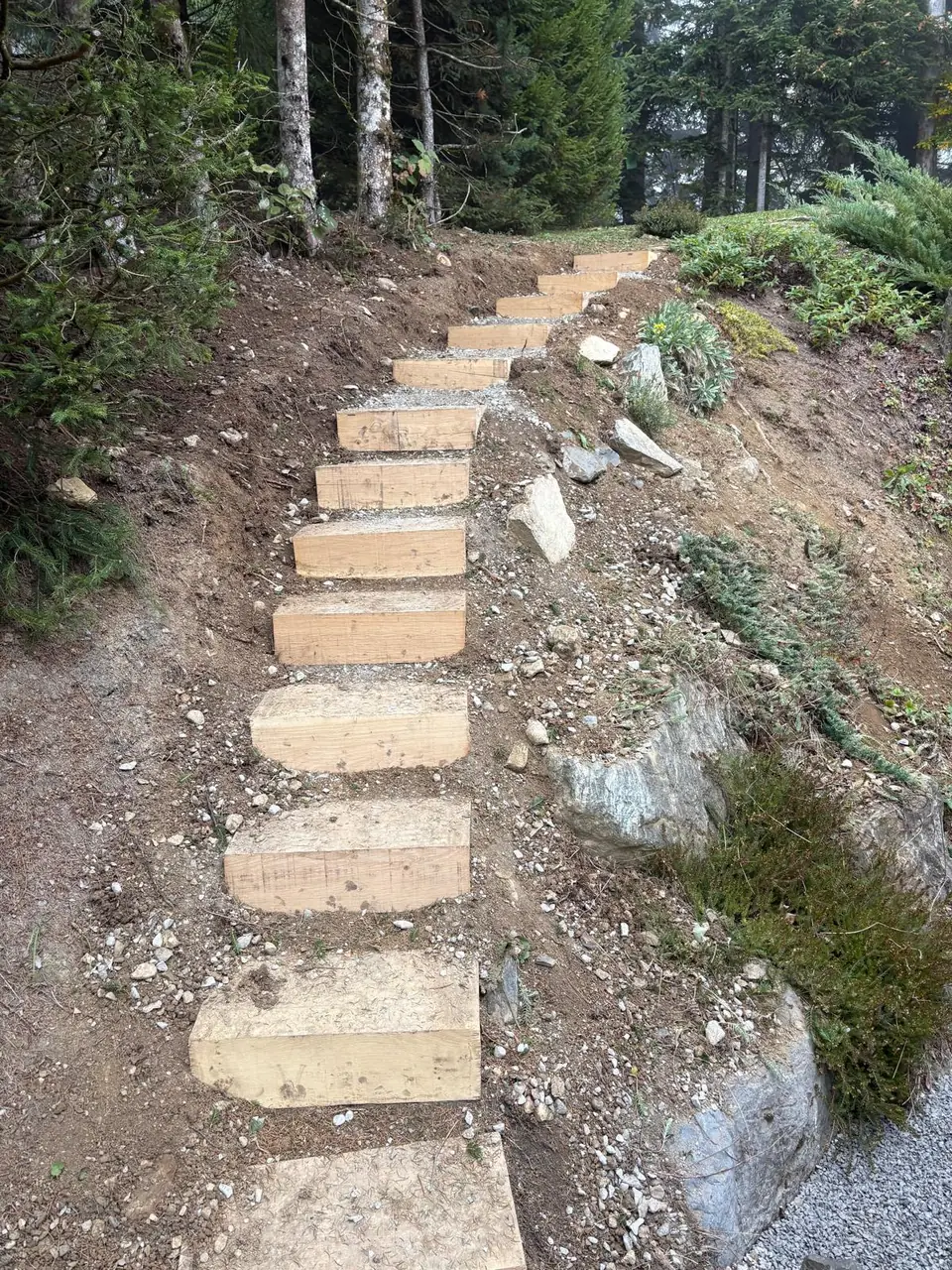Escalier en bois